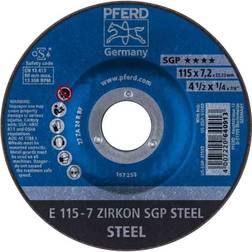 Pferd 62211737 E 115-7 ZIRKON SGP STEEL Skrubskive forkr. [Ukendt]